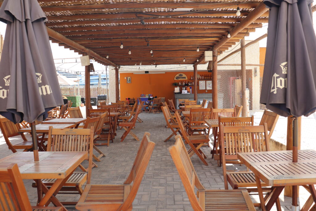 Bar e restaurante da Arena Praiana